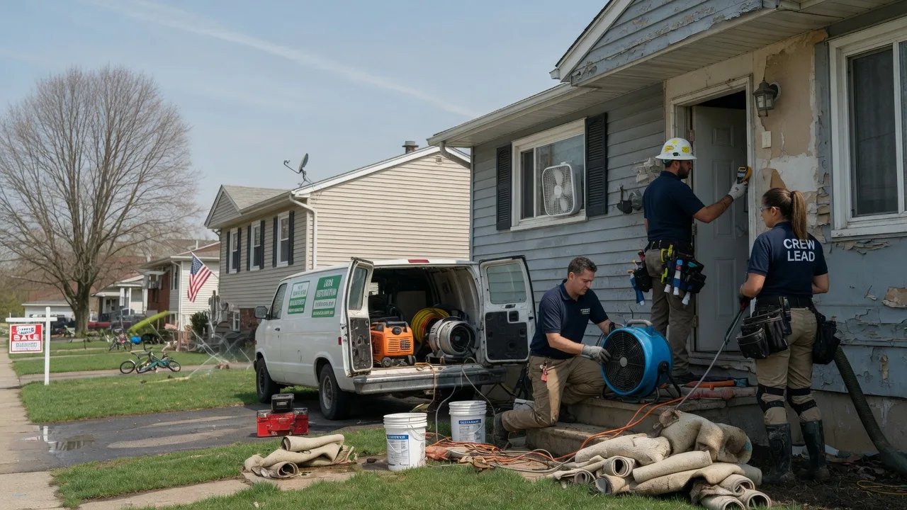 Flood Cleanup in Gilbertsville, PA near me